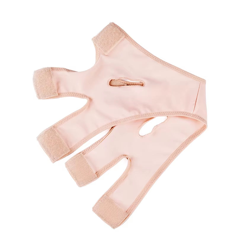 Elastic Face Slimming Bandage V Line Face Shaper Women Chin Cheek Lift up Belt Facial Massager Strap Face Skin Care Tools Beauty